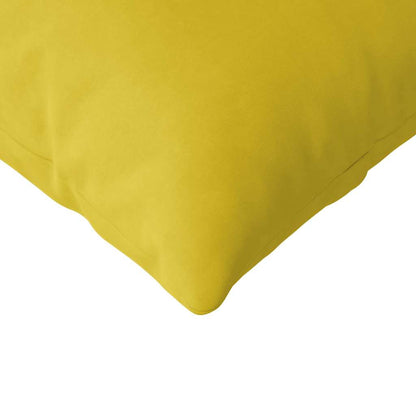 Cuscini da Divano 2 pcs Giallo 120 x 40 cm Tessuto in Cords | homemem39