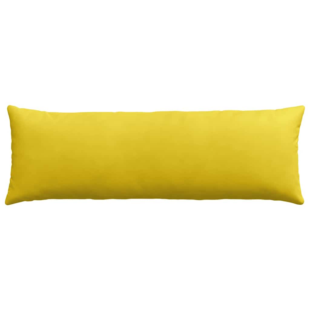 Cuscini da Divano 2 pcs Giallo 120 x 40 cm Tessuto in Cords | homemem39