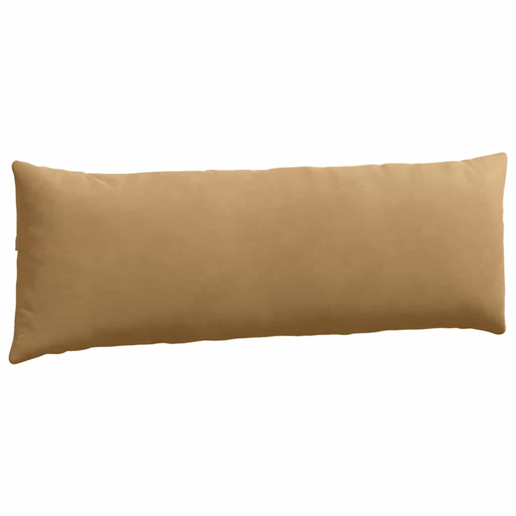 Cuscini da Divano 2 pcs Marrone 120 x 40 cm Tessuto in Cords | homemem39