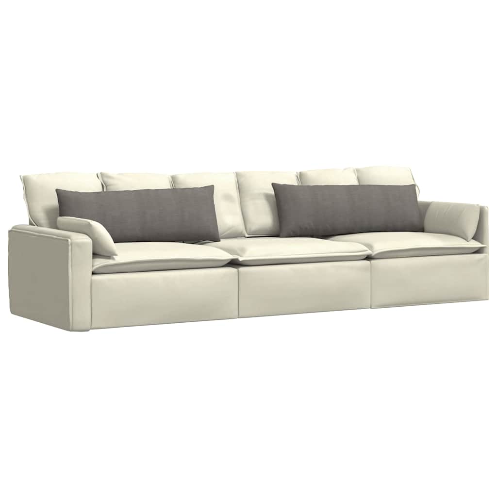 Cuscini da Divano 2 pcs Grigio chiaro 120 x 40 cm | homemem39