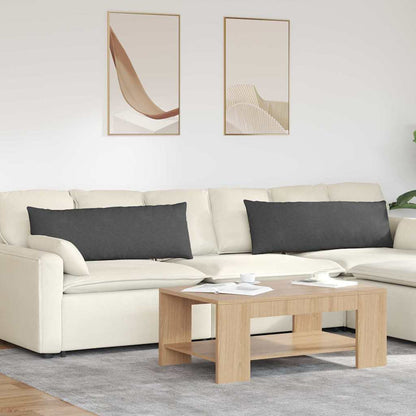 Cuscini da Divano 2 pcs Grigio scuro 120 x 40 cm | homemem39