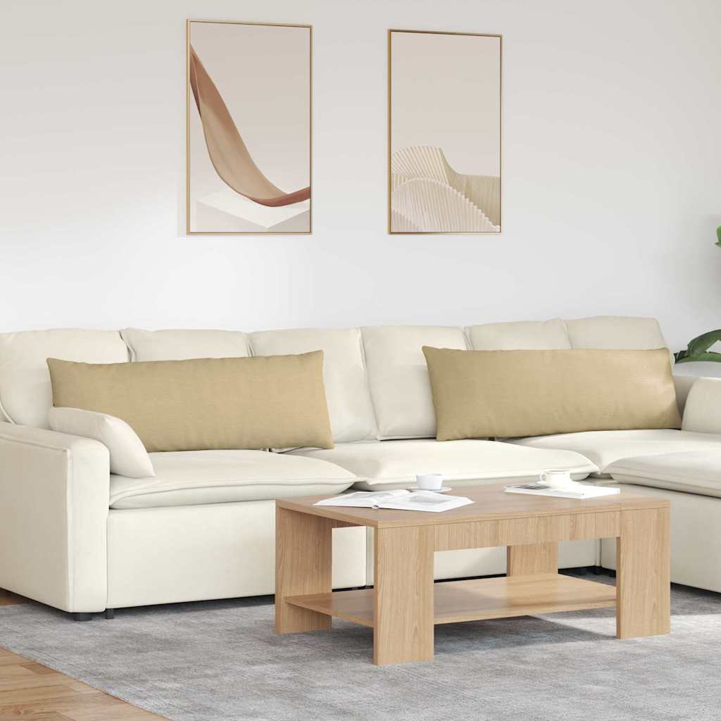 Cuscini da Divano 2 pcs Grigio Verde 120 x 40 cm | homemem39