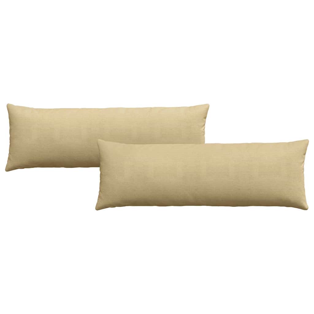 Cuscini da Divano 2 pcs Grigio Verde 120 x 40 cm | homemem39