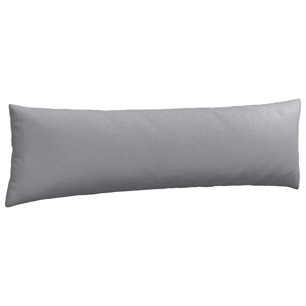 Cuscini da Divano 2 pcs Grigio chiaro 145 x 40 cm Tessuto | homemem39