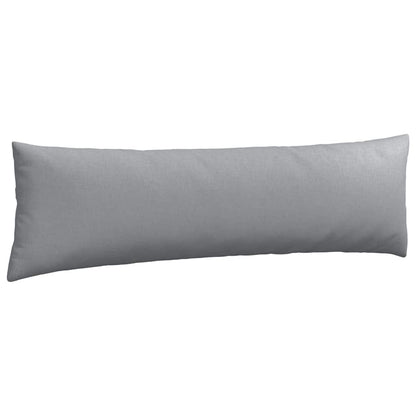 Cuscini da Divano 2 pcs Grigio chiaro 145 x 40 cm Tessuto | homemem39