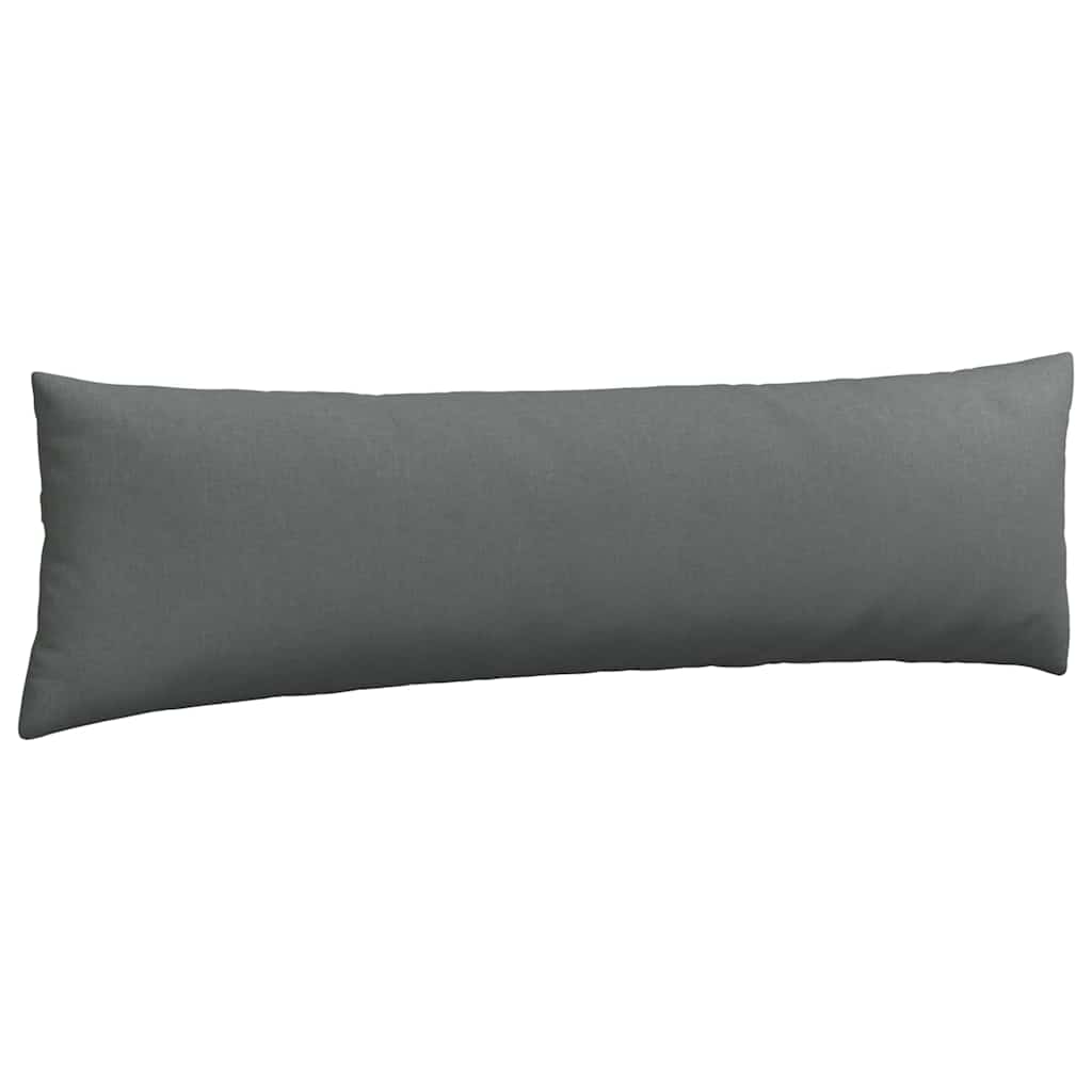 Cuscini da Divano 2 pcs Grigio scuro 145 x 40 cm Tessuto | homemem39