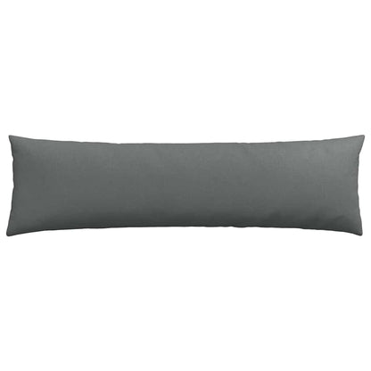 Cuscini da Divano 2 pcs Grigio scuro 145 x 40 cm Tessuto | homemem39