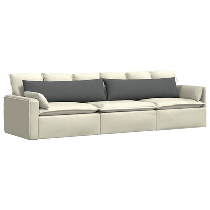 Cuscini da Divano 2 pcs Grigio scuro 145 x 40 cm Tessuto | homemem39