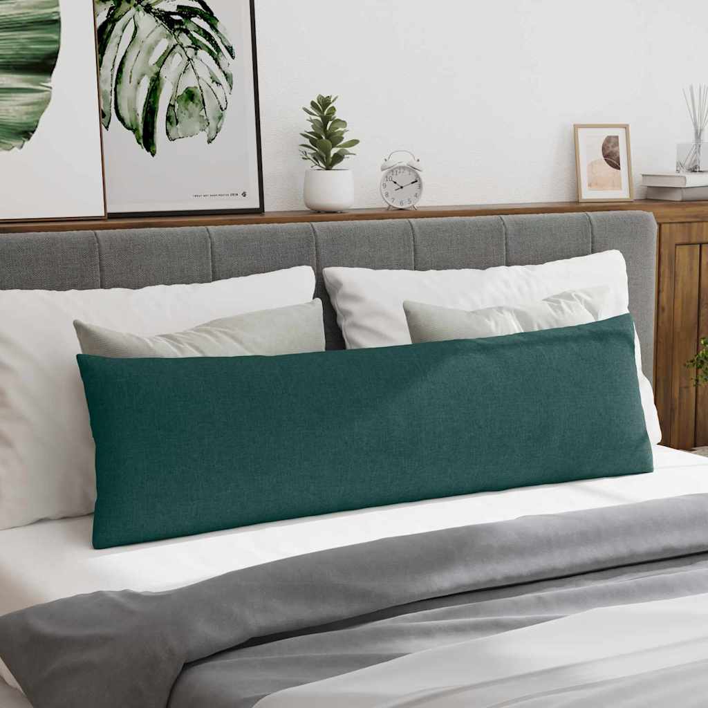 Cuscini da Divano 2 pcs Verde Scuro 145 x 40 cm Tessuto | homemem39
