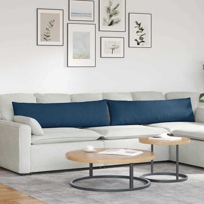 Cuscini da Divano 2 pcs Blu 145 x 40 cm Tessuto | homemem39