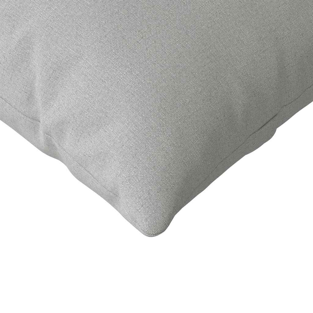 Cuscini da Divano 2 pcs Grigio Nuvola 145 x 40 cm Tessuto | homemem39