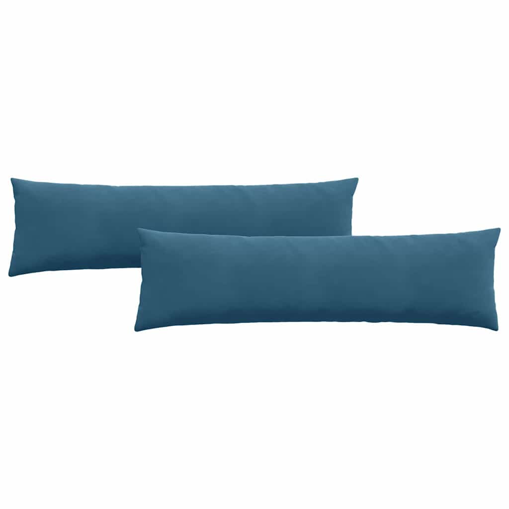 Cuscini da Divano 2 pcs Blu 145 x 40 cm Tessuto in Cords | homemem39