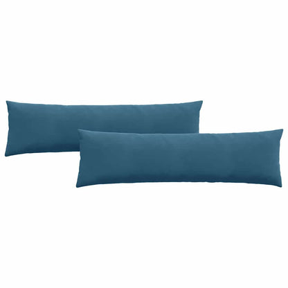 Cuscini da Divano 2 pcs Blu 145 x 40 cm Tessuto in Cords | homemem39