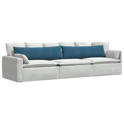 Cuscini da Divano 2 pcs Blu 145 x 40 cm Tessuto in Cords | homemem39