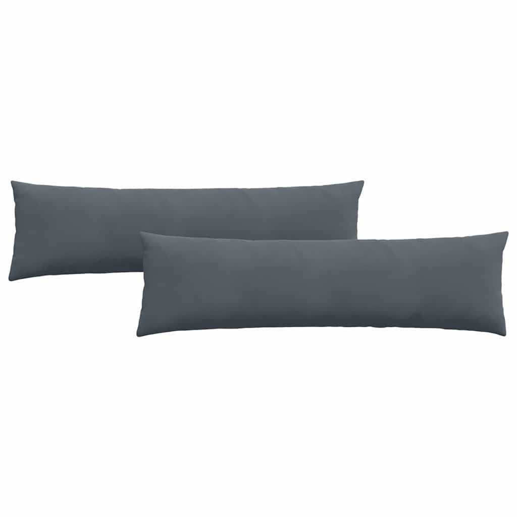 Cuscini da Divano 2 pcs Grigio scuro 145 x 40 cm | homemem39