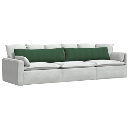 Cuscini da Divano 2 pcs Verde Scuro 145 x 40 cm | homemem39