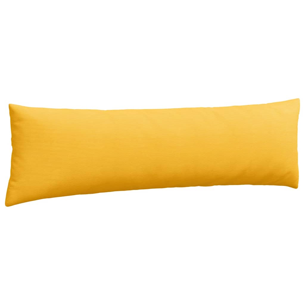 Cuscini da Divano 2 pcs Giallo Chiaro 145 x 40 cm | homemem39