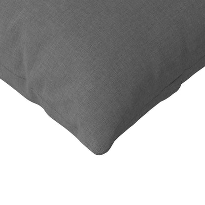 Cuscini da Divano 2 pcs Grigio scuro 200 x 40 cm Tessuto | homemem39