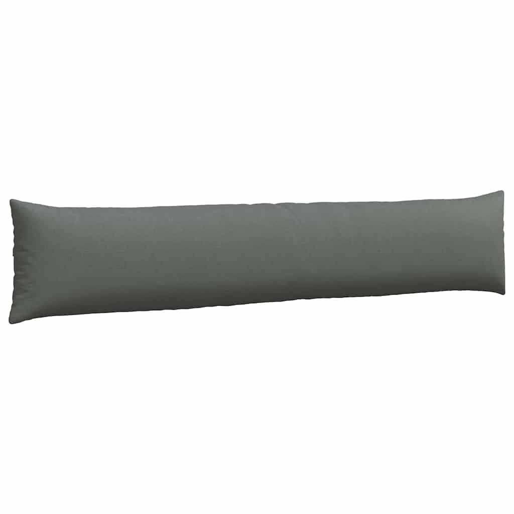 Cuscini da Divano 2 pcs Grigio scuro 200 x 40 cm Tessuto | homemem39
