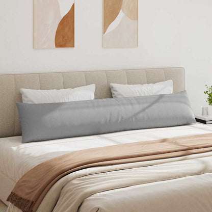 Cuscini da Divano 2 pcs Grigio Nuvola 200 x 40 cm Tessuto | homemem39