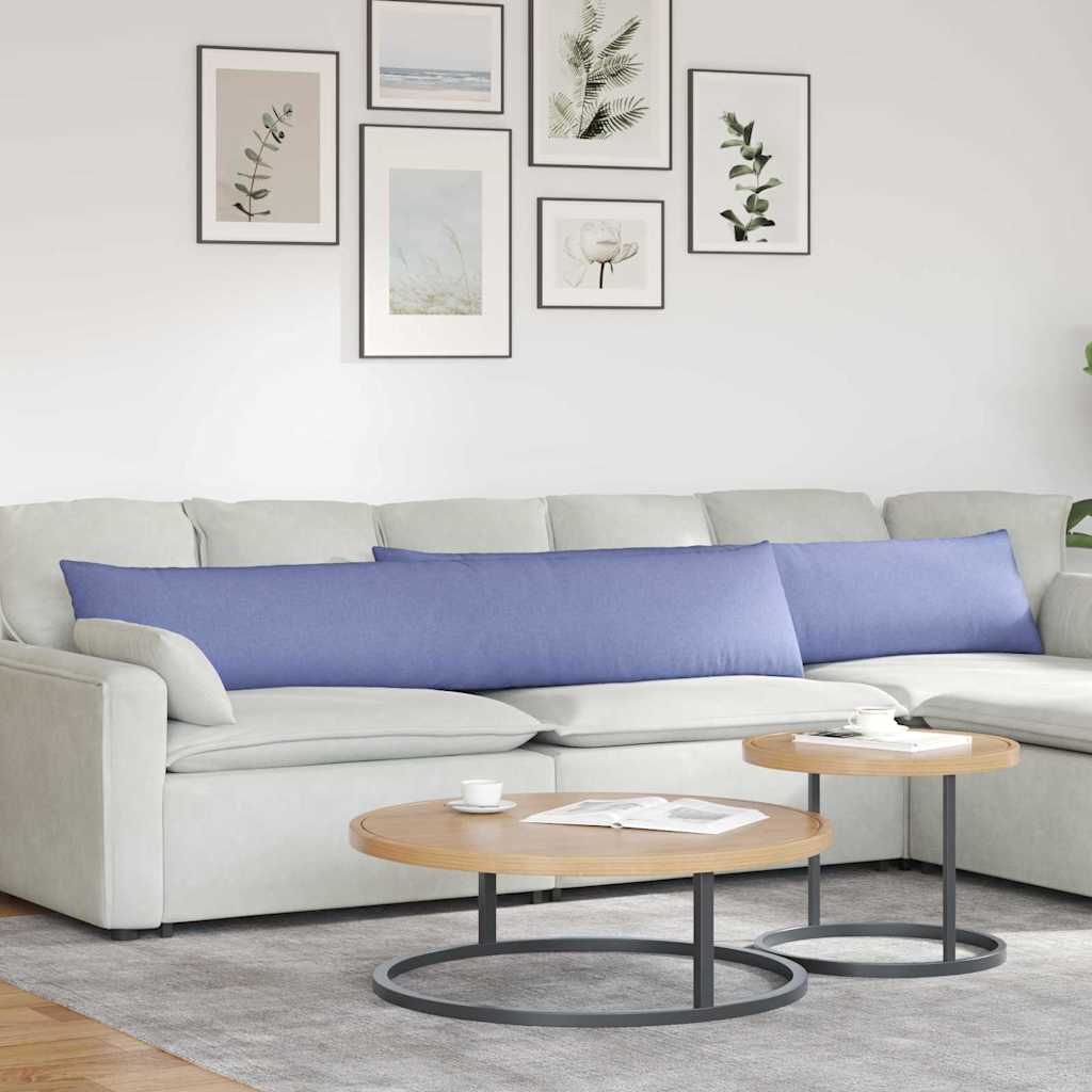 Cuscini da Divano 2 pcs Blu jeans 200 x 40 cm Tessuto | homemem39