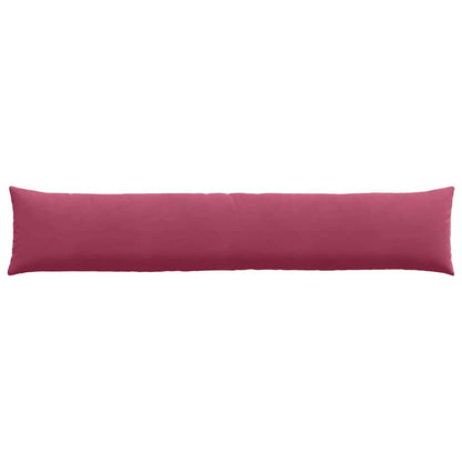 Cuscini da Divano 2 pcs Rosso Vino 200 x 40 cm Tessuto in Cords