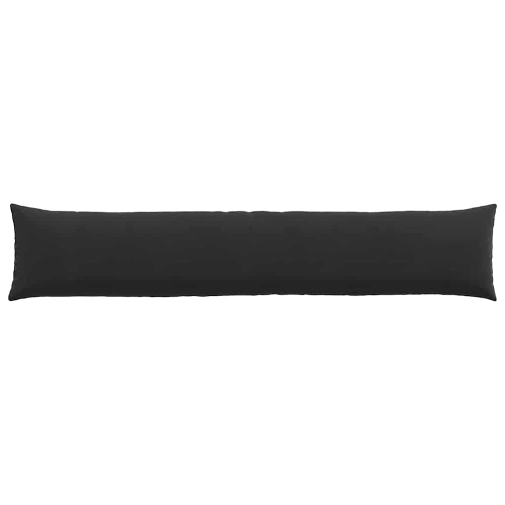Cuscini da Divano 2 pcs Nero 200 x 40 cm Tessuto in Cords | homemem39