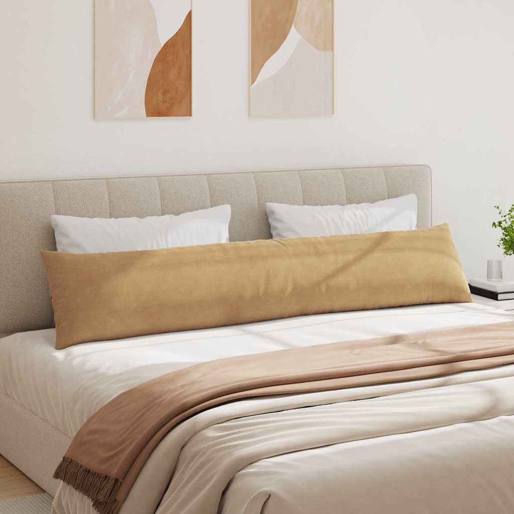 Cuscini da Divano 2 pcs Marrone 200 x 40 cm Tessuto in Cords | homemem39