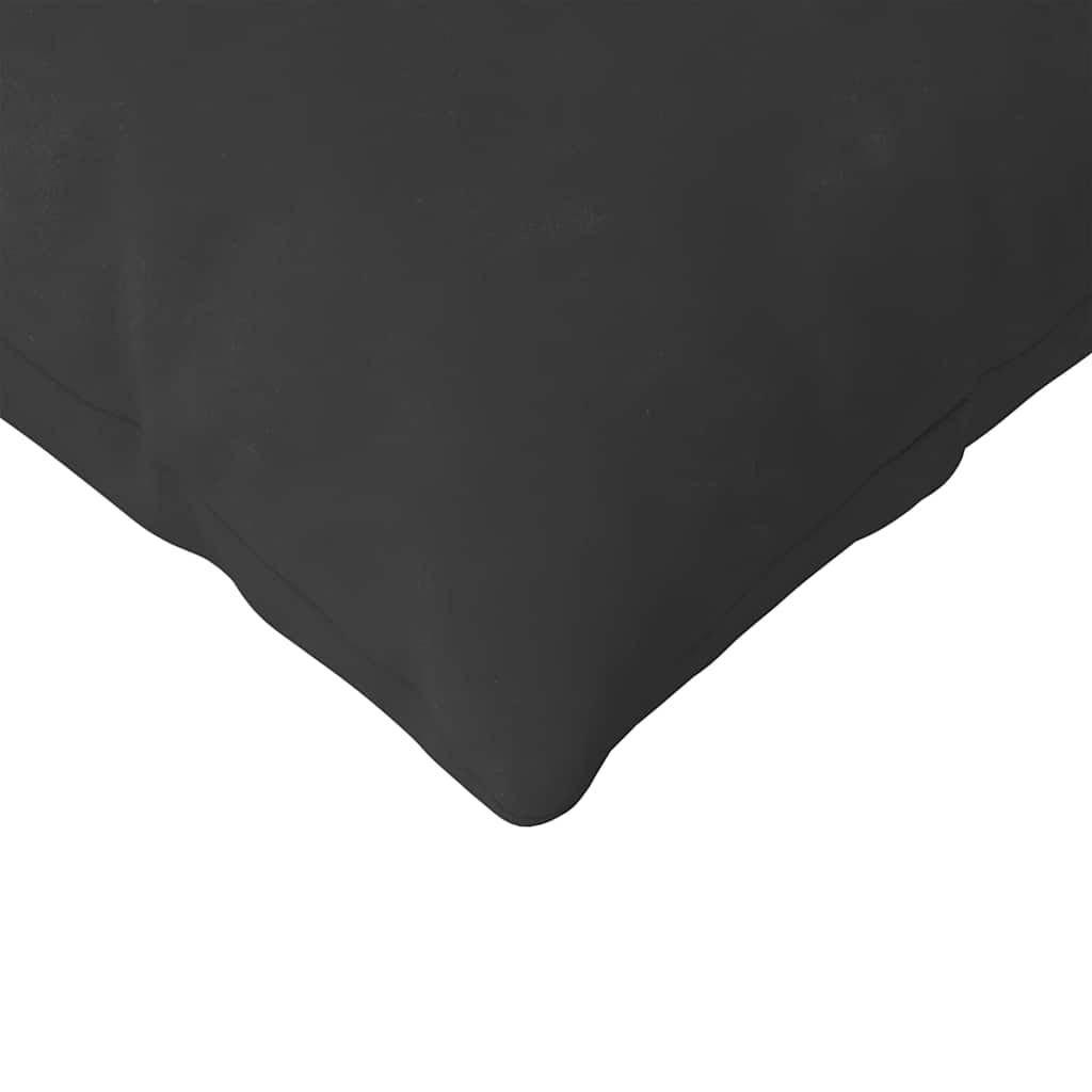 Cuscini da Divano 2 pcs Nero 200 x 40 cm Tessuto | homemem39