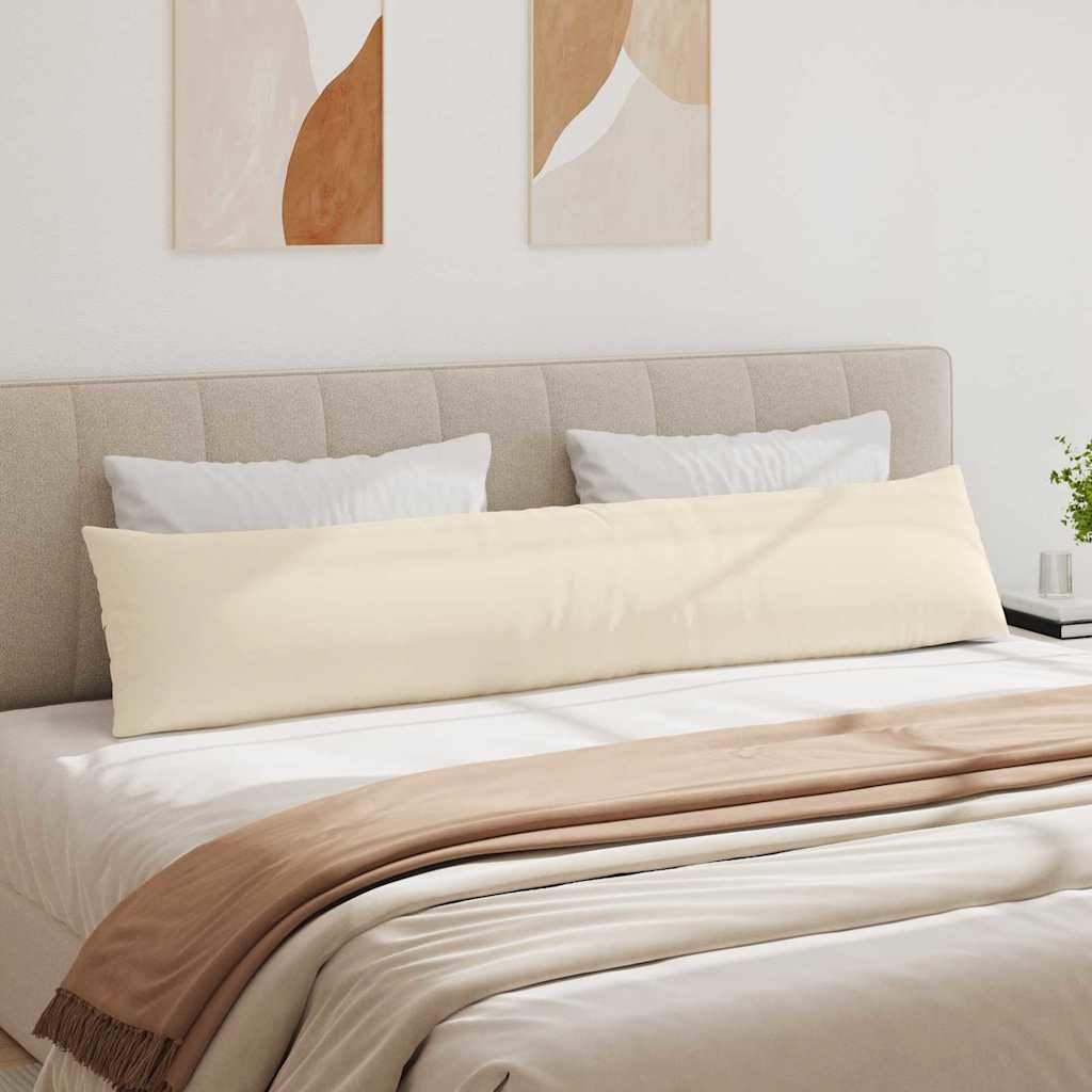 Cuscini da Divano 2 pcs Beige 200 x 40 cm Tessuto | homemem39