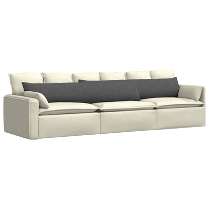 Cuscini da Divano 2 pcs Grigio scuro 200 x 40 cm