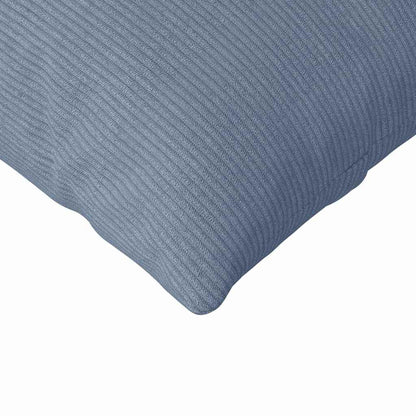 Cuscini da Divano 2 pcs Blu 200 x 40 cm Tessuto in Cords | homemem39