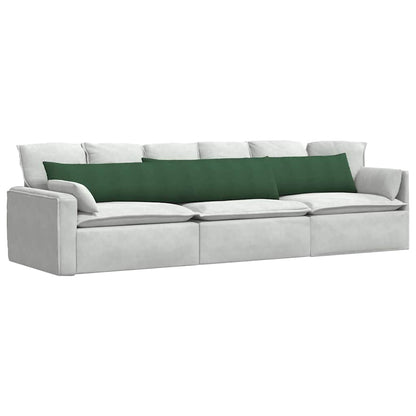 Cuscini da Divano 2 pcs Verde Scuro 200 x 40 cm | homemem39