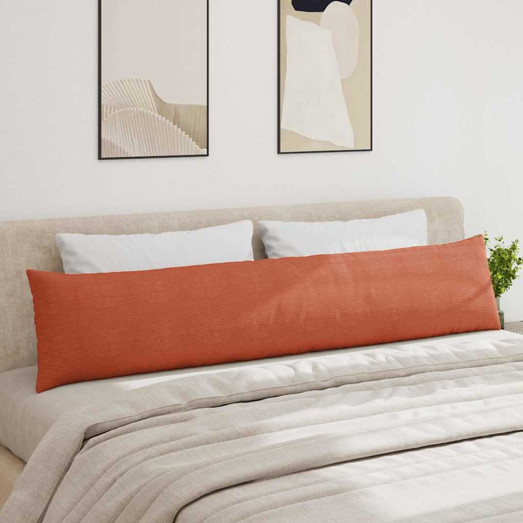 Cuscini da Divano 2 pcs Rosso Arancio 200 x 40 cm | homemem39