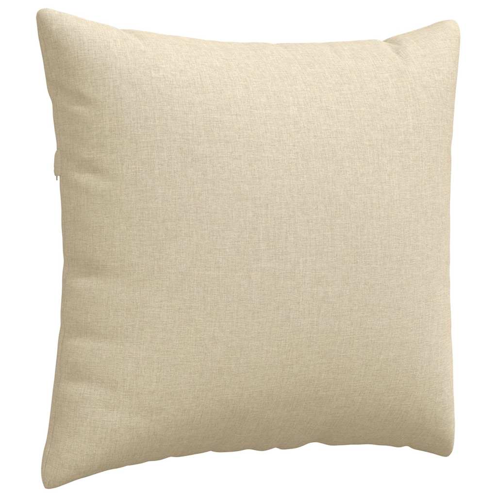 Cuscini da Divano 2 pcs Crema 45 x 45 cm Tessuto | homemem39