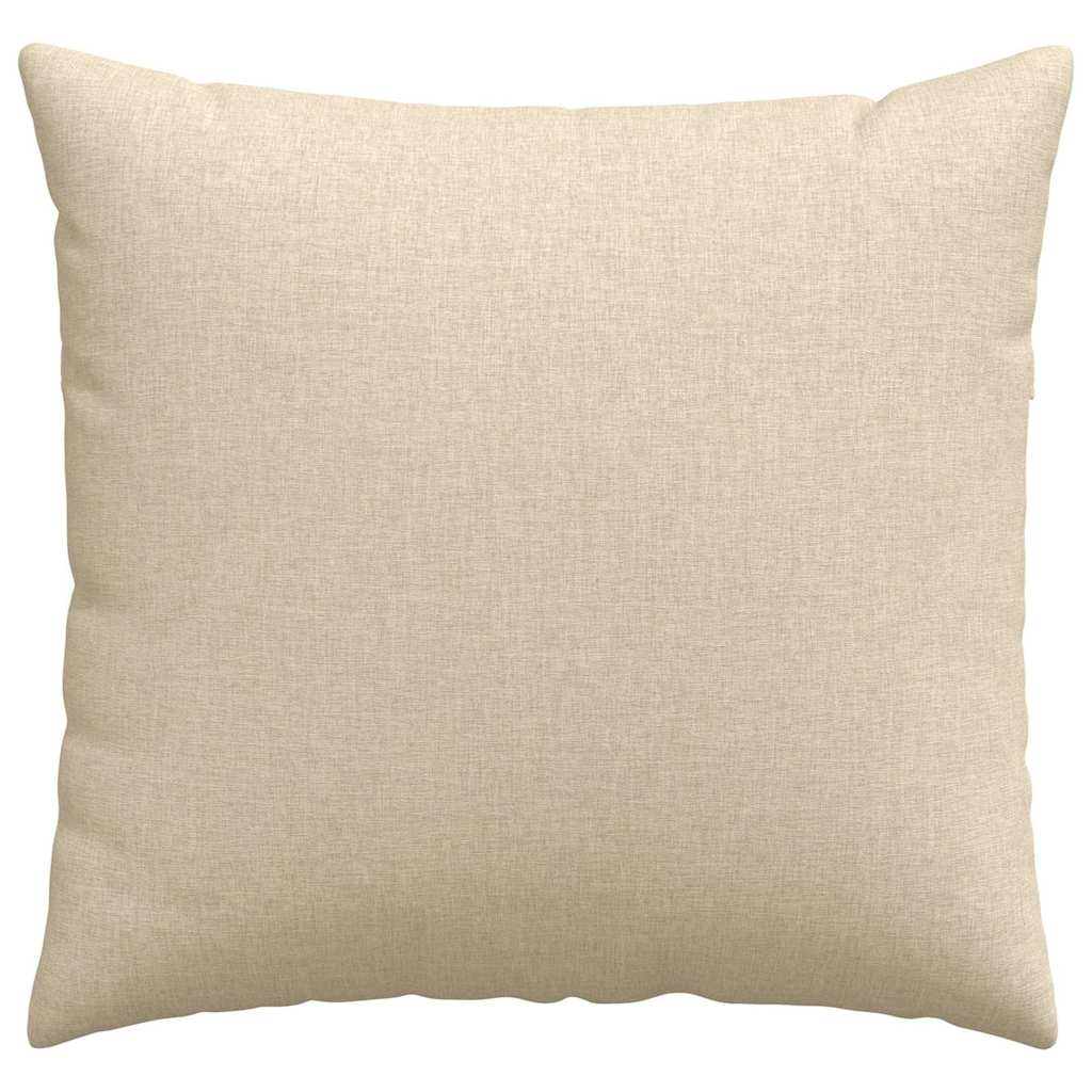 Cuscini da Divano 2 pcs Crema 45 x 45 cm Tessuto | homemem39