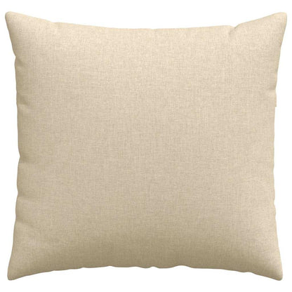 Cuscini da Divano 2 pcs Crema 45 x 45 cm Tessuto | homemem39