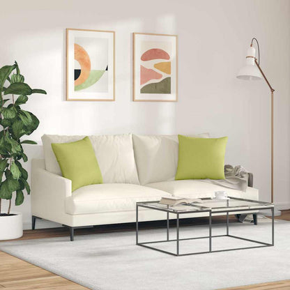 Cuscini da Divano 2 pcs Verde chiaro 45 x 45 cm Tessuto | homemem39