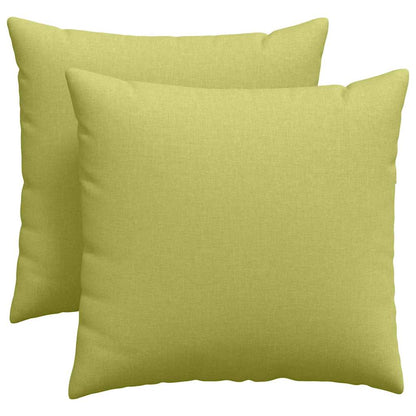 Cuscini da Divano 2 pcs Verde chiaro 45 x 45 cm Tessuto | homemem39