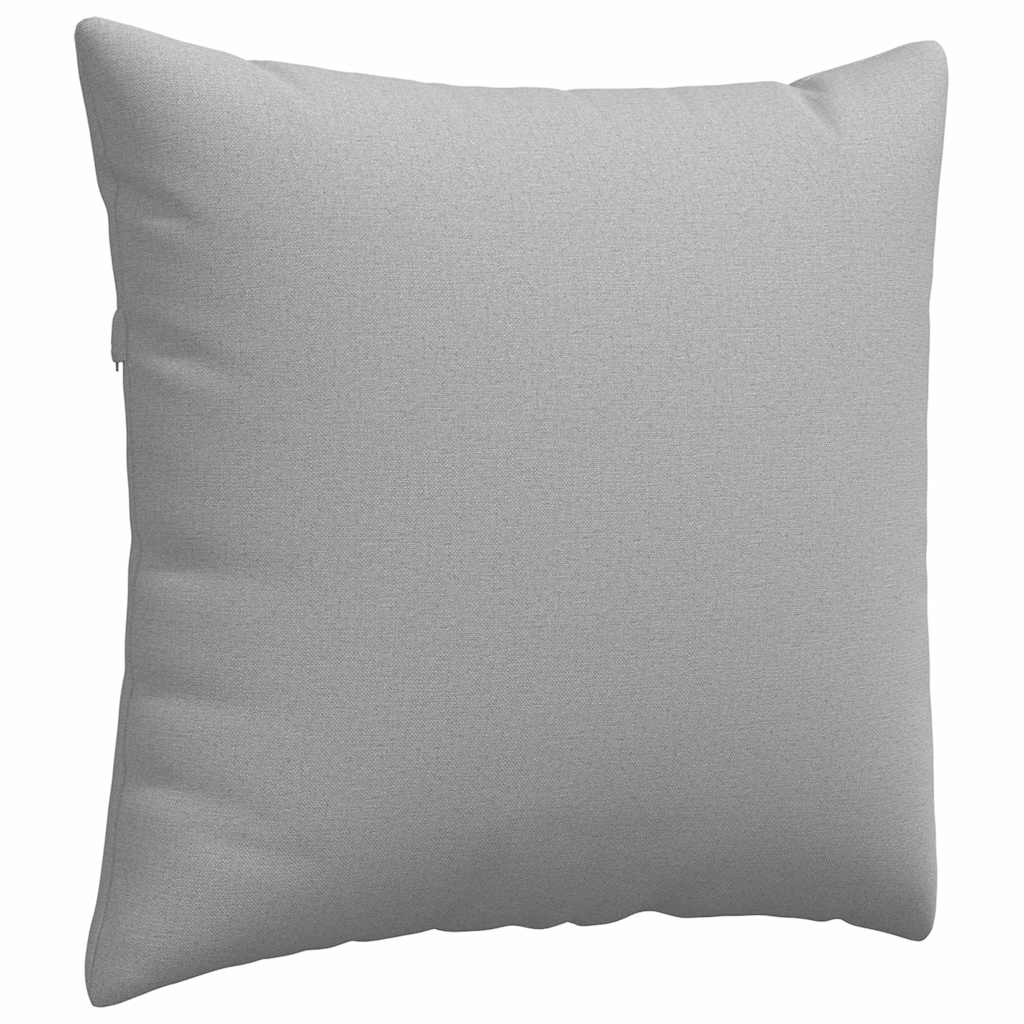 Cuscini da Divano 2 pcs Grigio Nuvola 45 x 45 cm Tessuto | homemem39