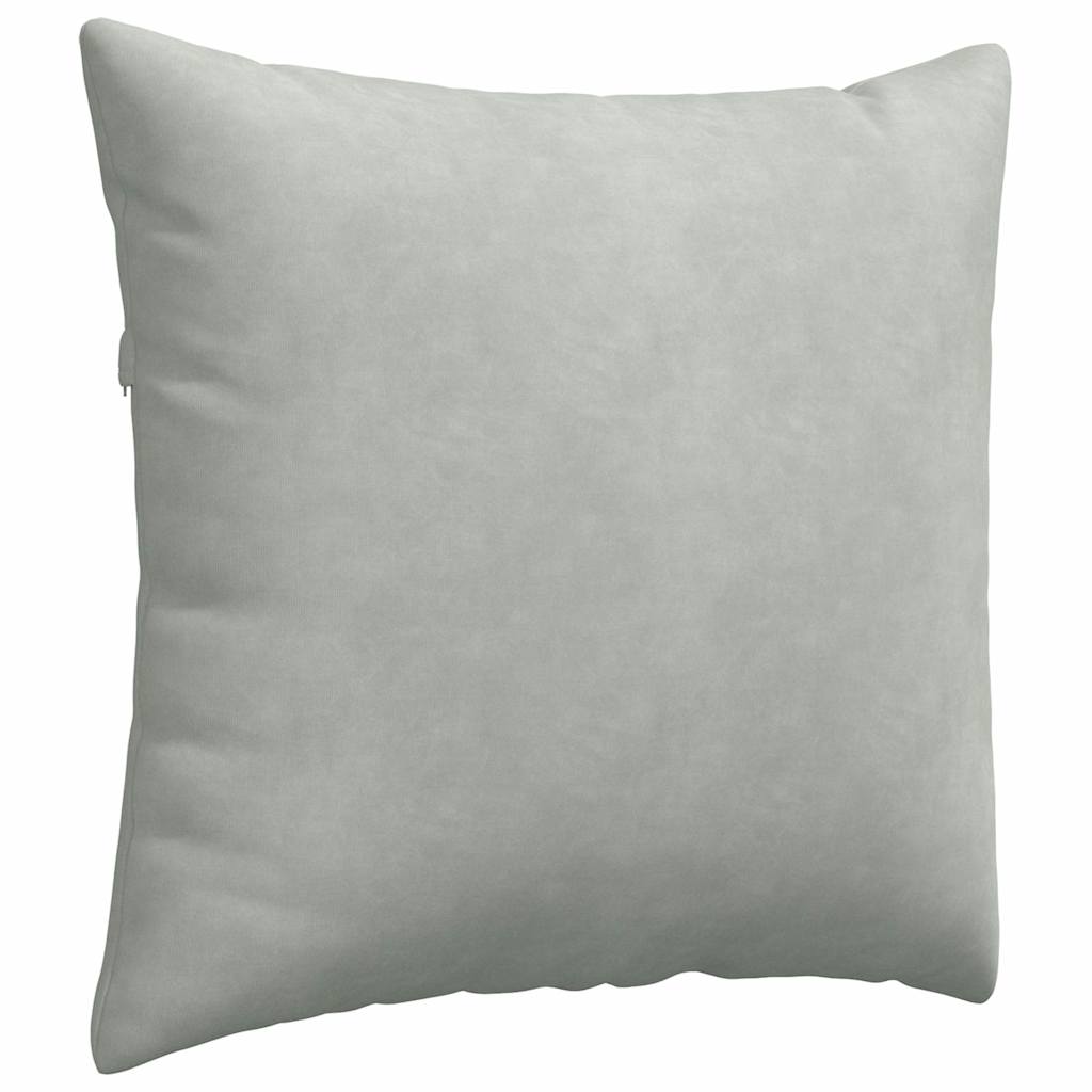 Cuscini da Divano 2 pcs Grigio chiaro 45 x 45 cm | homemem39