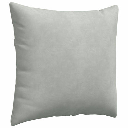Cuscini da Divano 2 pcs Grigio chiaro 45 x 45 cm | homemem39