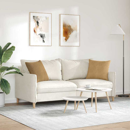 Cuscini da Divano 2 pcs Marrone 45 x 45 cm Tessuto in Cords | homemem39