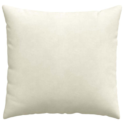 Cuscini da Divano 2 pcs Crema 45 x 45 cm Tessuto in Cords