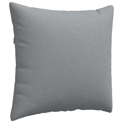 Cuscini da Divano 2 pcs Grigio chiaro 50 x 50 cm Tessuto | homemem39