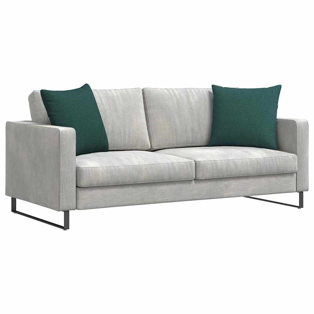 Cuscini da Divano 2 pcs Verde Scuro 50 x 50 cm Tessuto | homemem39