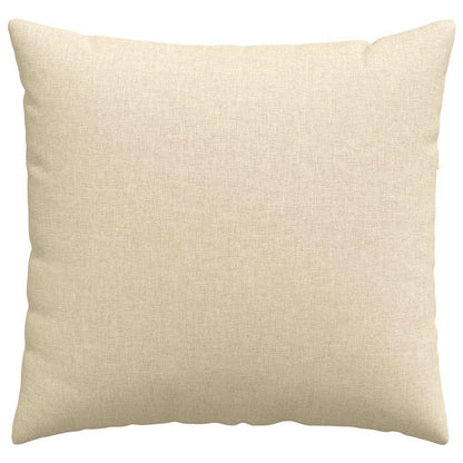Cuscini da Divano 2 pcs Crema 50 x 50 cm Tessuto