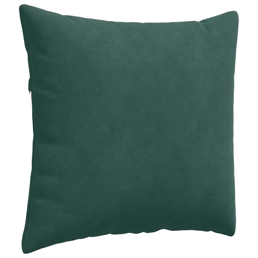 Cuscini da Divano 2 pcs Verde Scuro 50 x 50 cm Tessuto in Cords | homemem39
