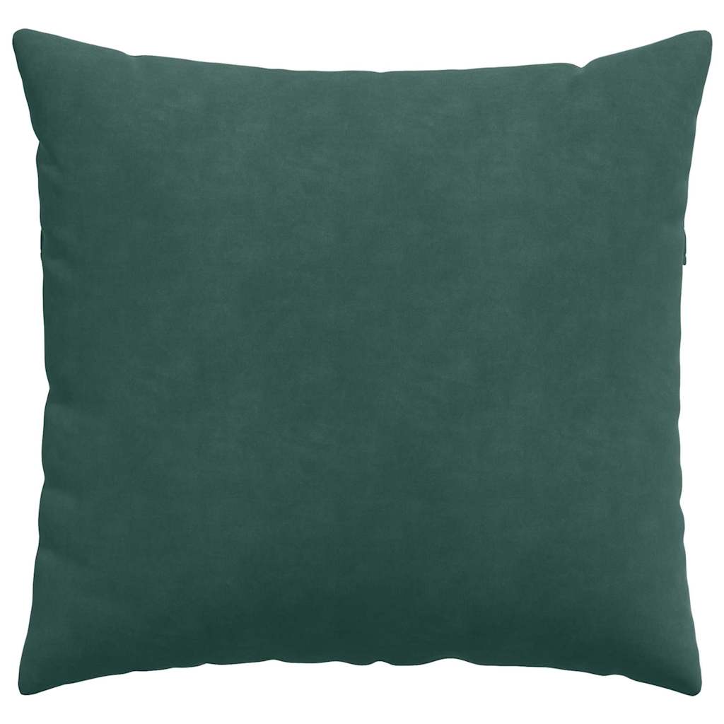 Cuscini da Divano 2 pcs Verde Scuro 50 x 50 cm Tessuto in Cords | homemem39