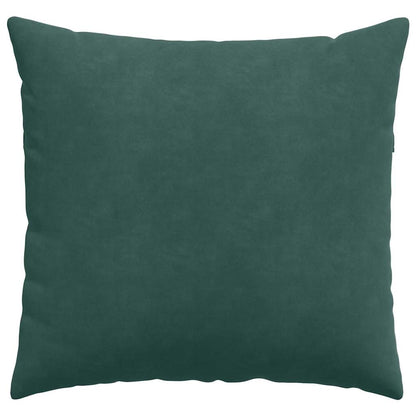 Cuscini da Divano 2 pcs Verde Scuro 50 x 50 cm Tessuto in Cords